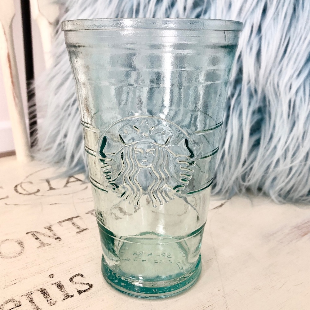 Starbucks, Collectable, Glass, 16oz, Recycled, Glass‎ Tumbler, Good Condition